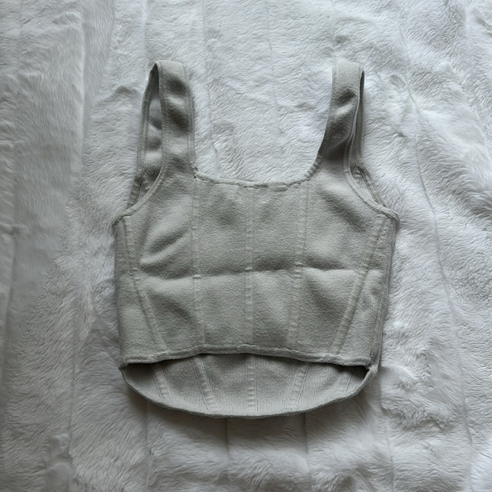 - Aritzia Babaton
Sculpt Knit Bustier Tank - Picture 2 of 6